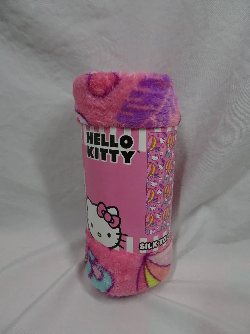 Hello Kitty Hot Air Balloon Pattern Silk Touch Throw Blanket 40inX50in
